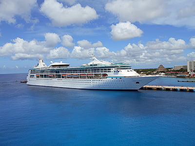 Vision haven, Cozumel, kryssningsfartyg, fartyg, resor, Karibien, turism