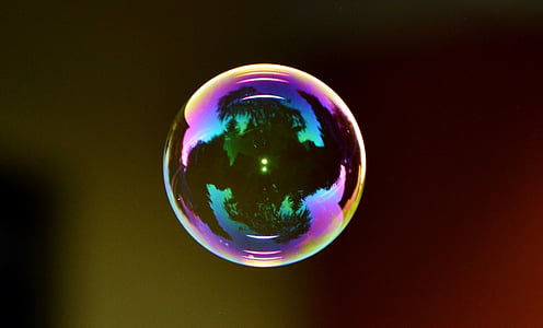 peu profondes, mise au point, photographie, bulle, bulle de savon, coloré, Ball