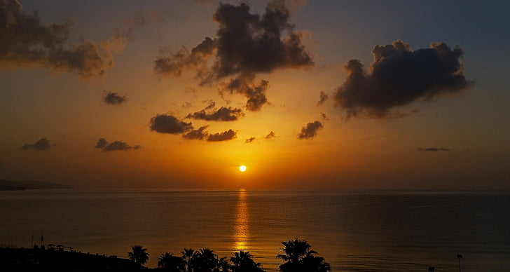 日の出, フェルテベントゥラ島, 大西洋, morgenstimmung, 休日, 海の上の日の出, 海岸