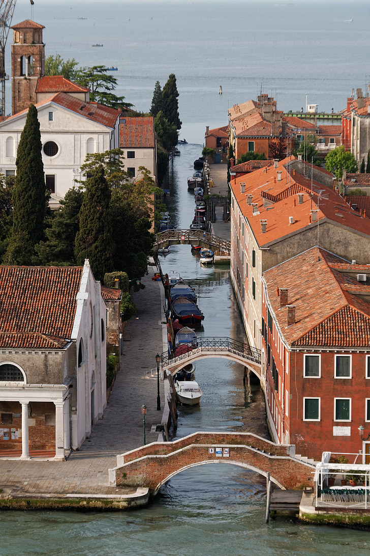 Benátky, Venezia, Itálie, Canale grande, voda, budova, Architektura