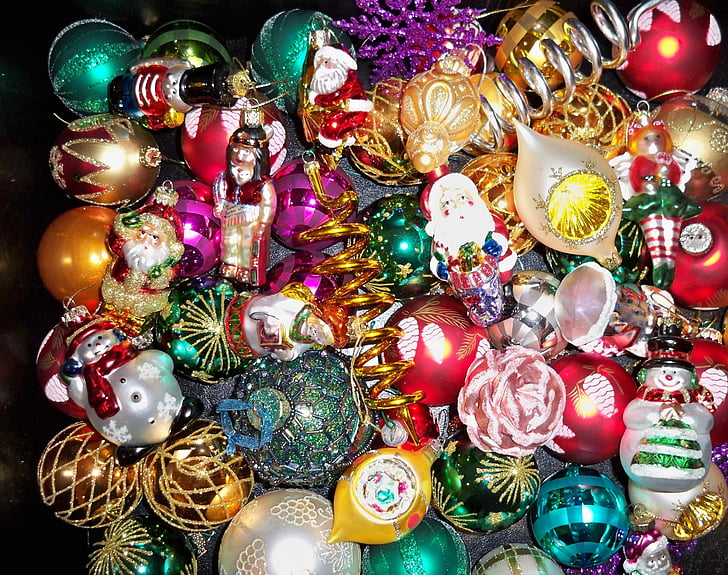 Kerst ornamenten, kerstboom, decoraties