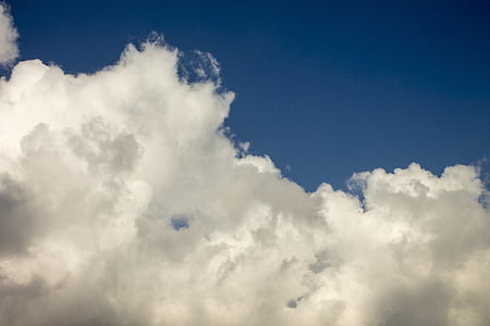 chmury, Chmura, biały, niebieski, Natura, powietrza, pochmurno