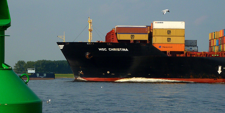 Elbe, żeglugi morskiej, daymark, Latarnia morska, Lampa ostrzegawcza, ton, kontener