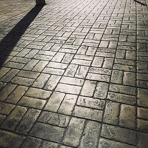cobbles, shadows, stone, street, cobblestone, cobbled, sidewalk