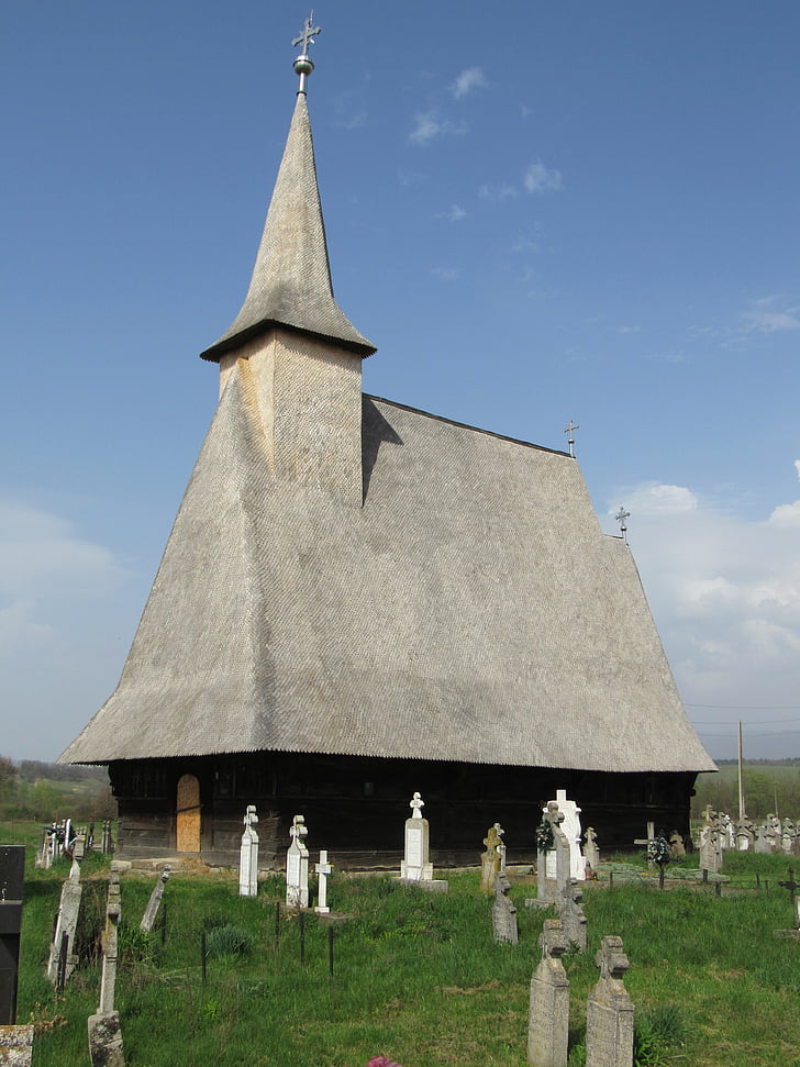 Iglesia de madera, Crisana, Transilvania, Bihor, Rumania, Sebis