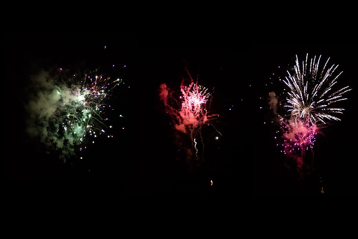 firework, display, still, fireworks, sparkle, crackle, light