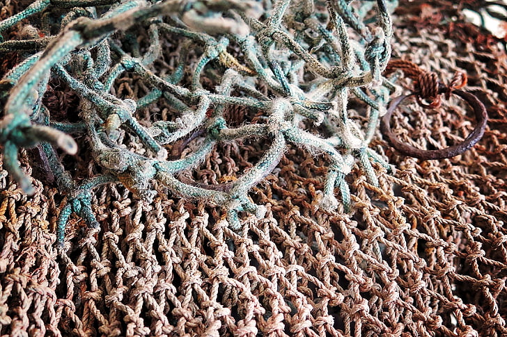 net, rope, fishing, marine, fishnet, netting, knot