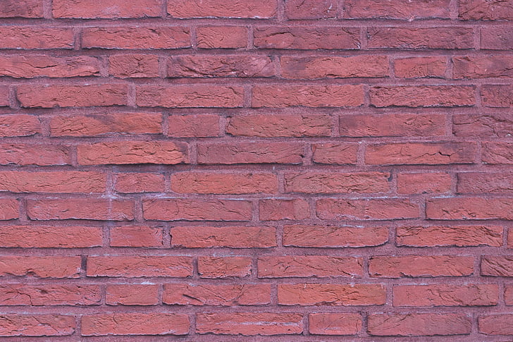 wall, brick, masonry, brick wall, background, stone wall, red