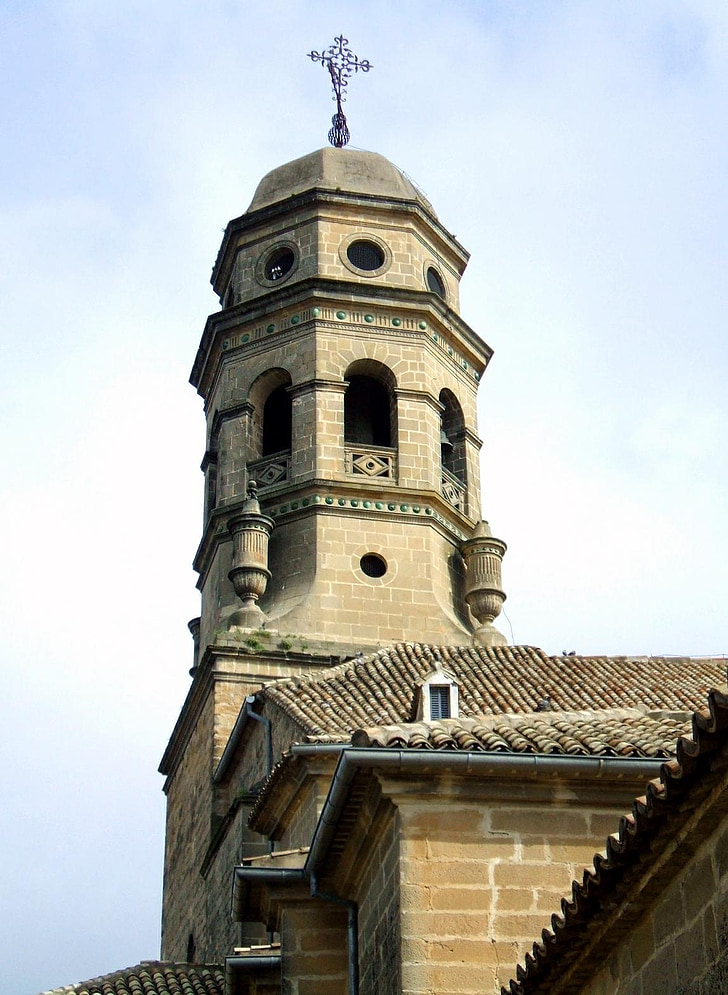 Baeza, Catedral, Andalúzia, Španielsko, veža, Steeple, Spire