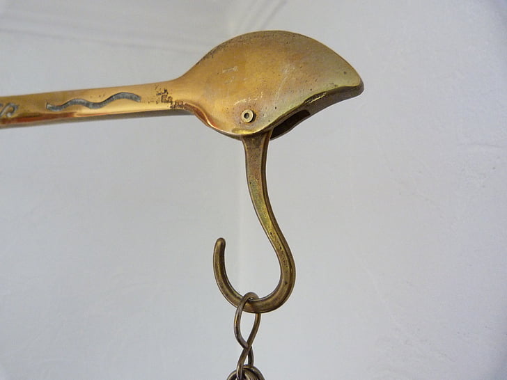 hook, scourge, balance, bronze, old, detail, measuring device