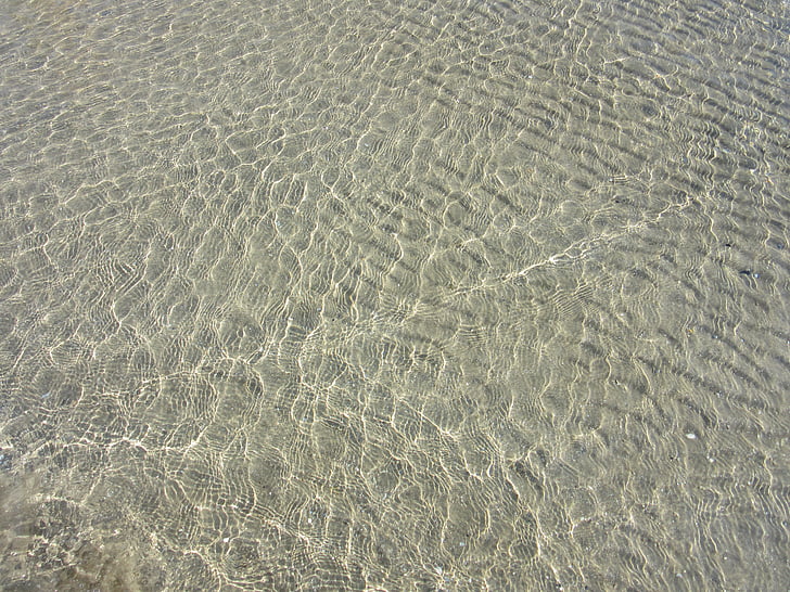 wave, lichtspiel, water, shallow, clear, reflection, pattern