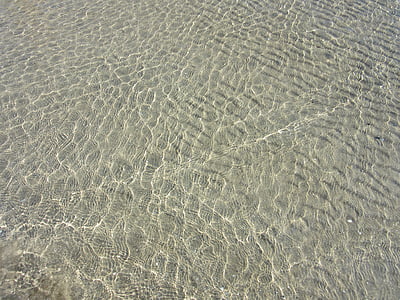 wave, lichtspiel, water, shallow, clear, reflection, pattern
