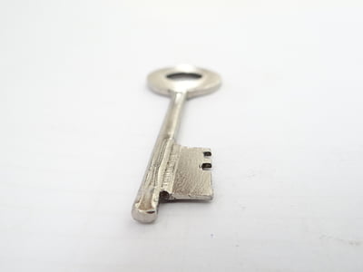nøgle, sikkerhed, metal, stål, sølv