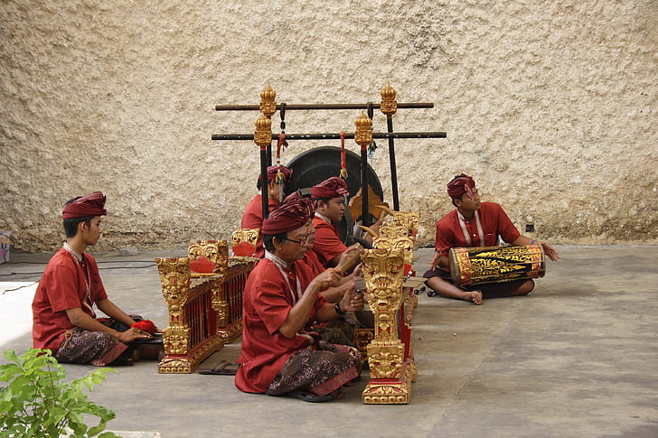 Indonezija, Bali, glasbena skupina, folklorne, Bali ples, kultur, Aziji
