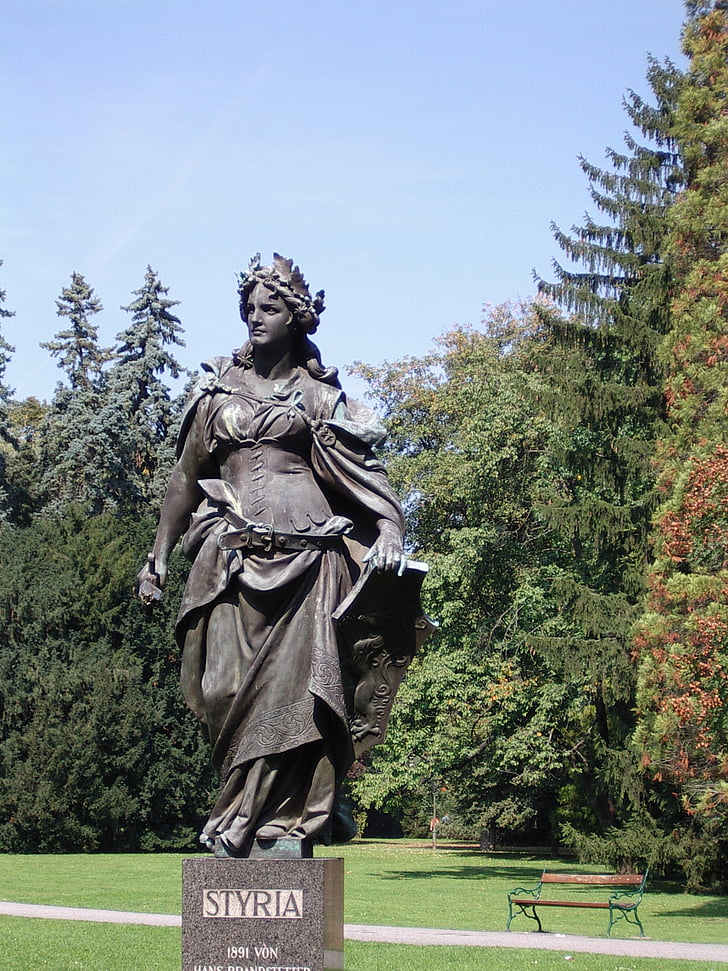 Viena, Styria, Austria, estatua de
