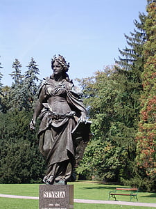 Вена, Штирия, Австрия, Статуя