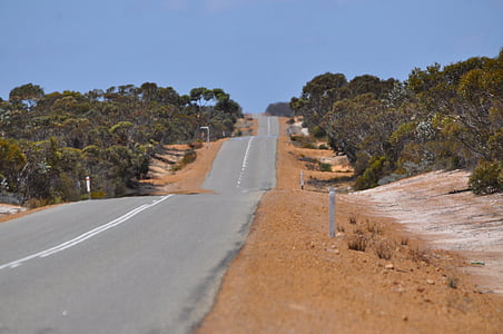 Austrália, estrada, Outback, asfalto, natureza, rua