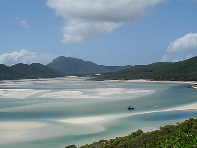 Whitsundays - Ausztrália, tenger, óceán, kék, víz, Beach, táj
