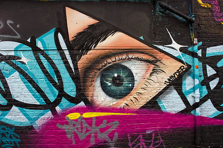 straatkunst, Londen, Shoreditch, Eastend, Straat, Brick lane, kunst