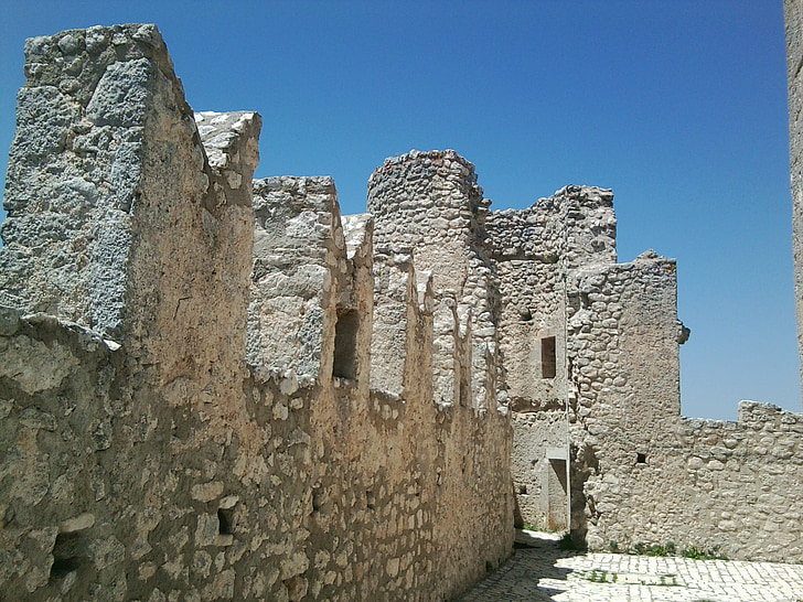 Rocca calascio, San marino, Kasteel, Italië, L'Aquila, Abruzzen