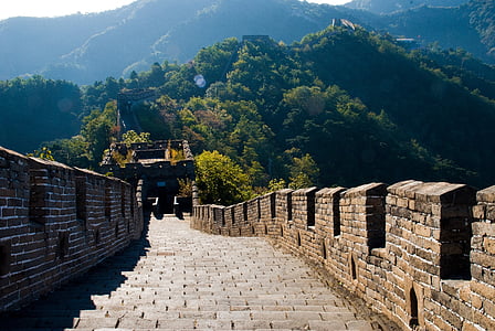 la grande muraille, Mutianyu, grande muraille de Pékin