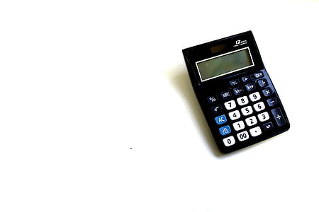 calculator, white, no backgrounds, calculate, finance, mathematical Symbol, business