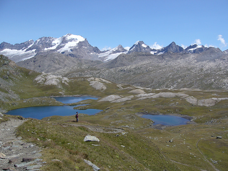 Danau Alpine, pemandangan, pegunungan