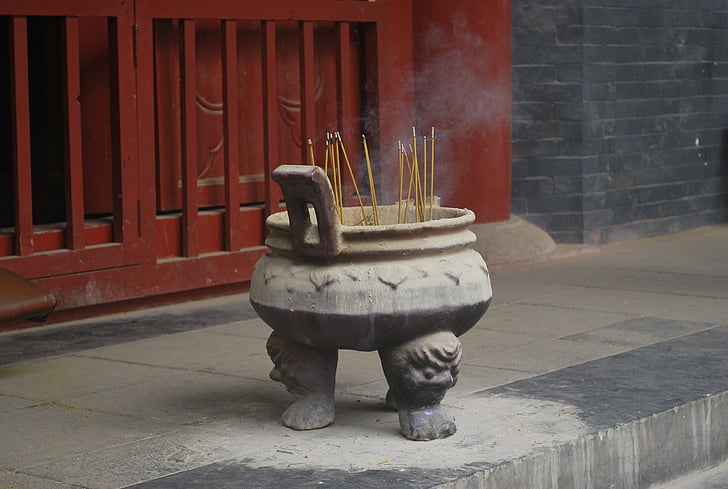 incense, burn, burning, smoke, urn, religious, ceremonies