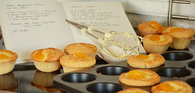 muffin, cuocere in forno, torta, piccole torte, Cupcakes, forma di muffin, pulcino