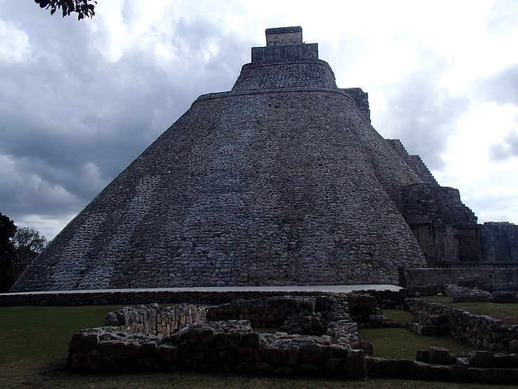 Uxmal, Maya, Yucatan, püramiid