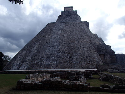 uxmal, Maya, Yucatan, piramīda