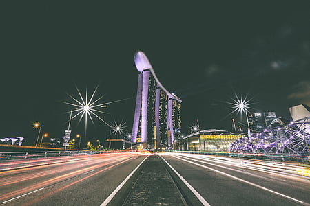 City, Aasia, Singapur, Marina sands bay, Hotel, arhitektuur, kaasaegne