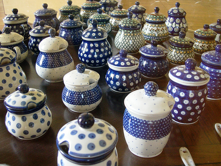 pottery, pots, poland, folklore, regional, local, products