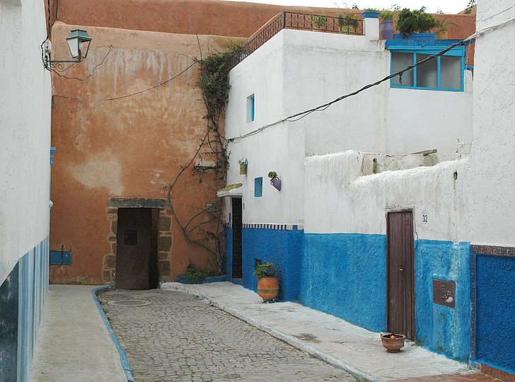 Rabat, Marroc, carrer, arquitectura, ciutat, edifici, urbà