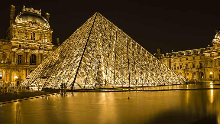 Musée du Louvre, France, Musée, voyage, culture, architecture, Paris