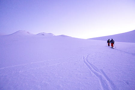 雪, 山, 冬, ハイキング, ピレネー, 自然, 静けさ
