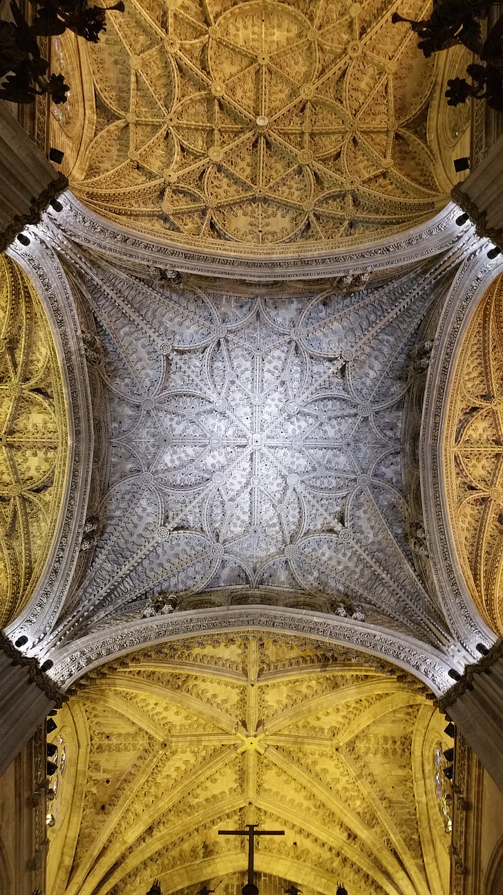 cathedral of saint mary of the see, seville cathedral, seville, cathedral, catholic, landmark