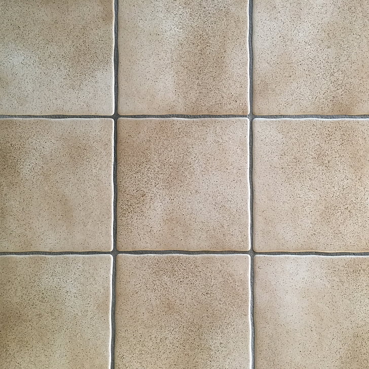 mattonelle, flusso, 3 x 3, beige, cattiva, parete, pietra