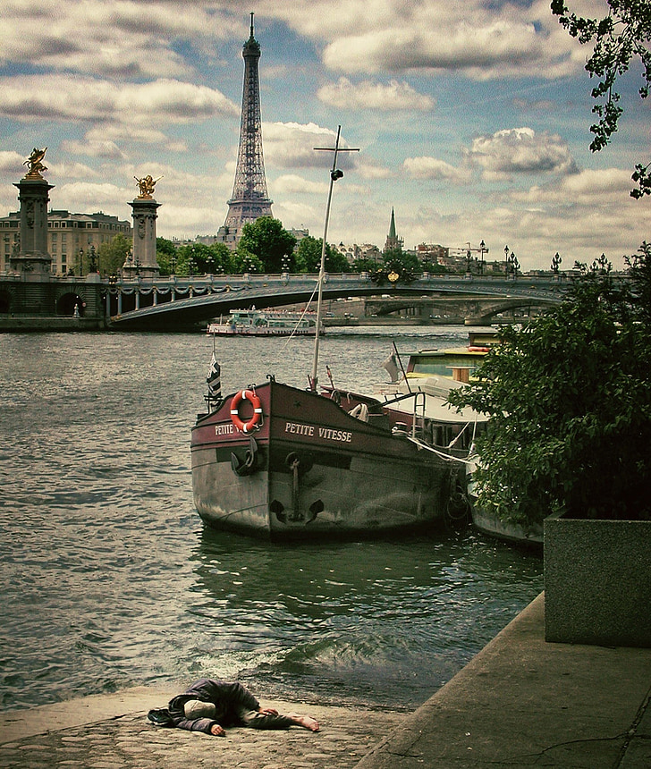 Paříž, Francie, Eiffelova věž, Doprava, orientační bod, jeho, Architektura