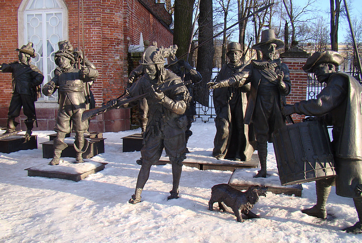 Quần tsarskoe selo palace, Liên bang Nga, tác phẩm điêu khắc, thành phần, người lính ngự lâm, đúc, Gang đúc
