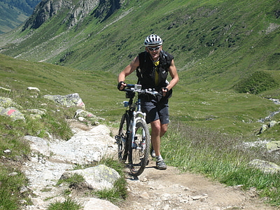 cycling, bike, away, transalp, sport