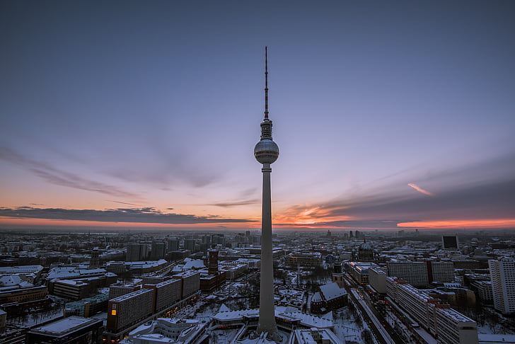 Turm, bewölkt, Himmel, tagsüber, Struktur, Infrastruktur, Luftbild