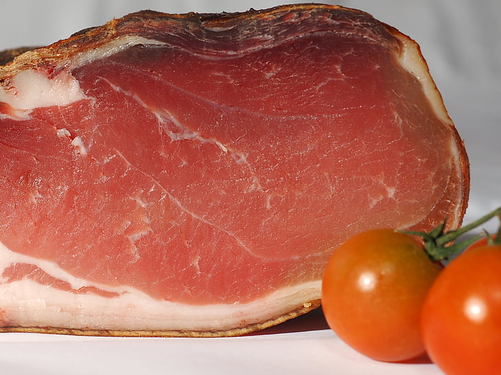 ham, bacon, eat, food, meaty, smoked meat, smoked ham