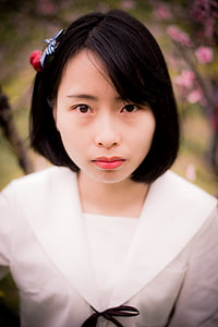 fată, umane, minunat, femei, asiatice etnie, Japonia, o singură persoană