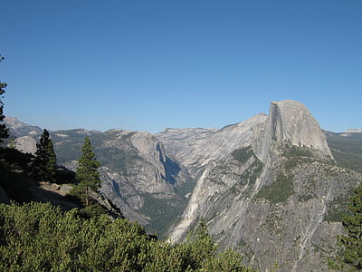 Yosemitský národný park, Yosemite, hory, Príroda, vonku, polovica dome, Valley