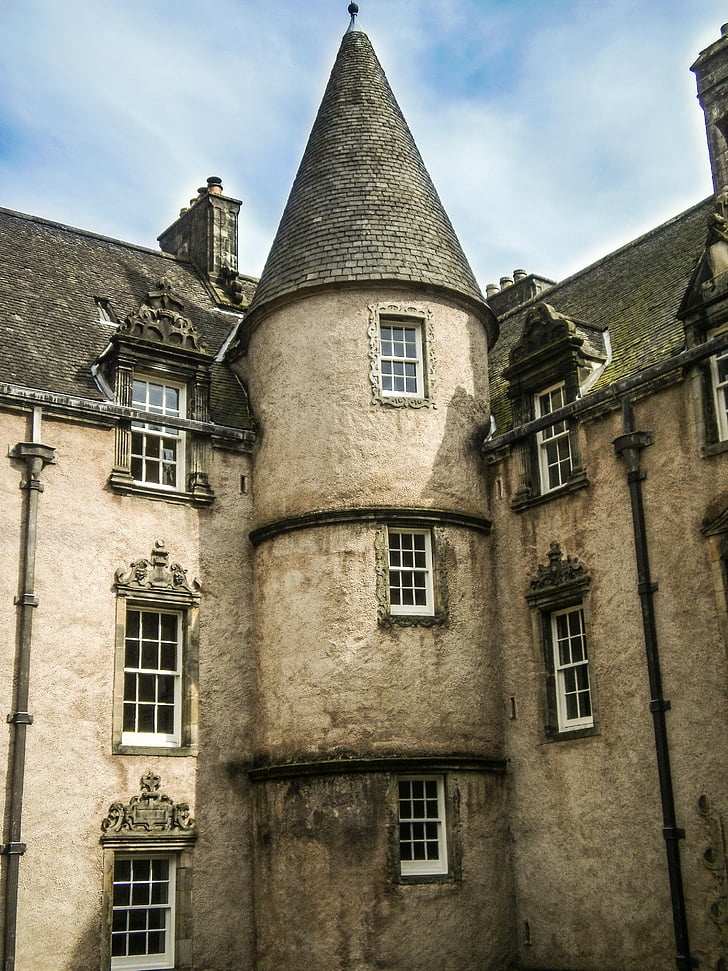 Szkocja, Sterling, Strona główna, budynek, Villa, szary, Blank