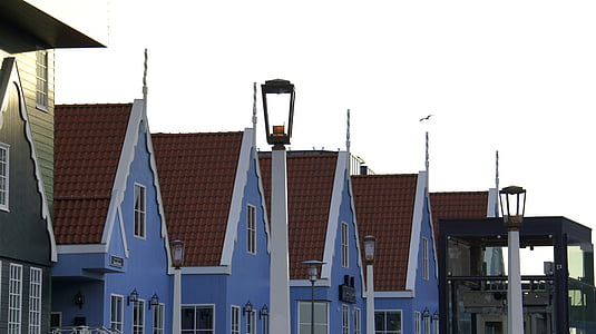Zaandam, namas, šviesos, Architektūra, Olandų, Nyderlandai, tradicinis
