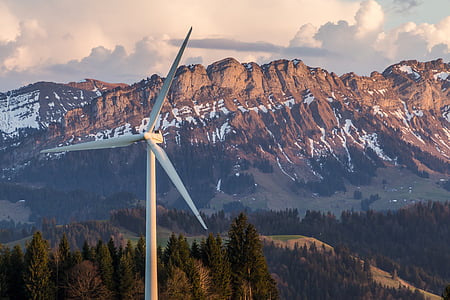 turbina de vent, energia eòlica, el medi ambient, energia, generació d'energia, Tecnologia Ambiental, producció d'electricitat