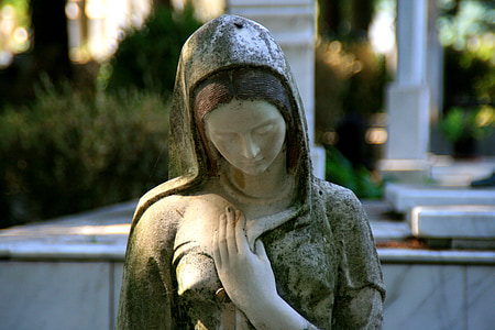 de Maagd Maria, standbeeld, vrouw, religie, spiritualiteit, beeldhouwkunst, Boeddha