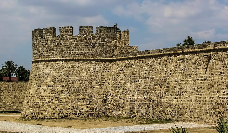 Kypros, Famagusta, Castle, Othello castle, linnoitus, arkkitehtuuri, Maamerkki